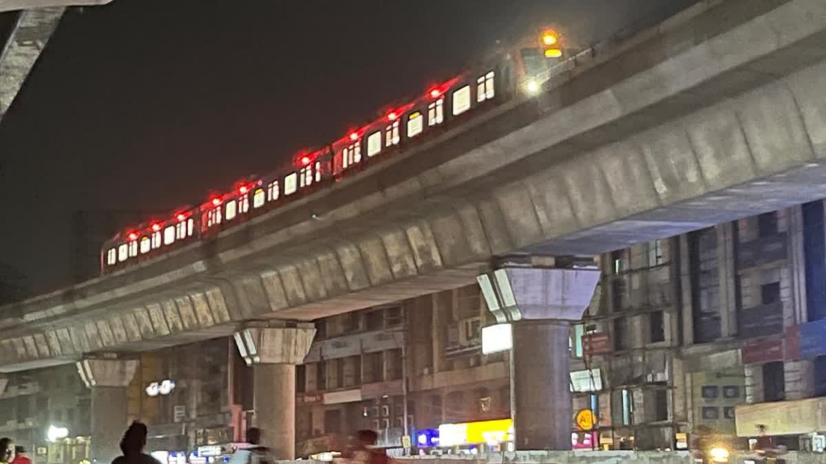 Metro trial at night Bhopal residents happy